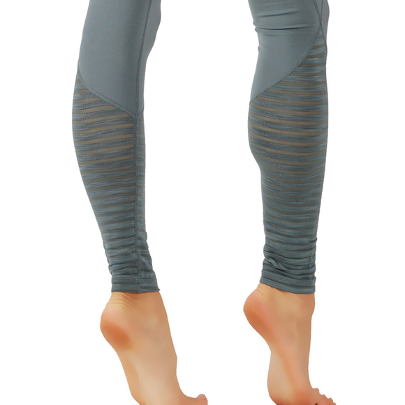 Yoga leggings full lenght with burnout mesh - Picture 4 of 4